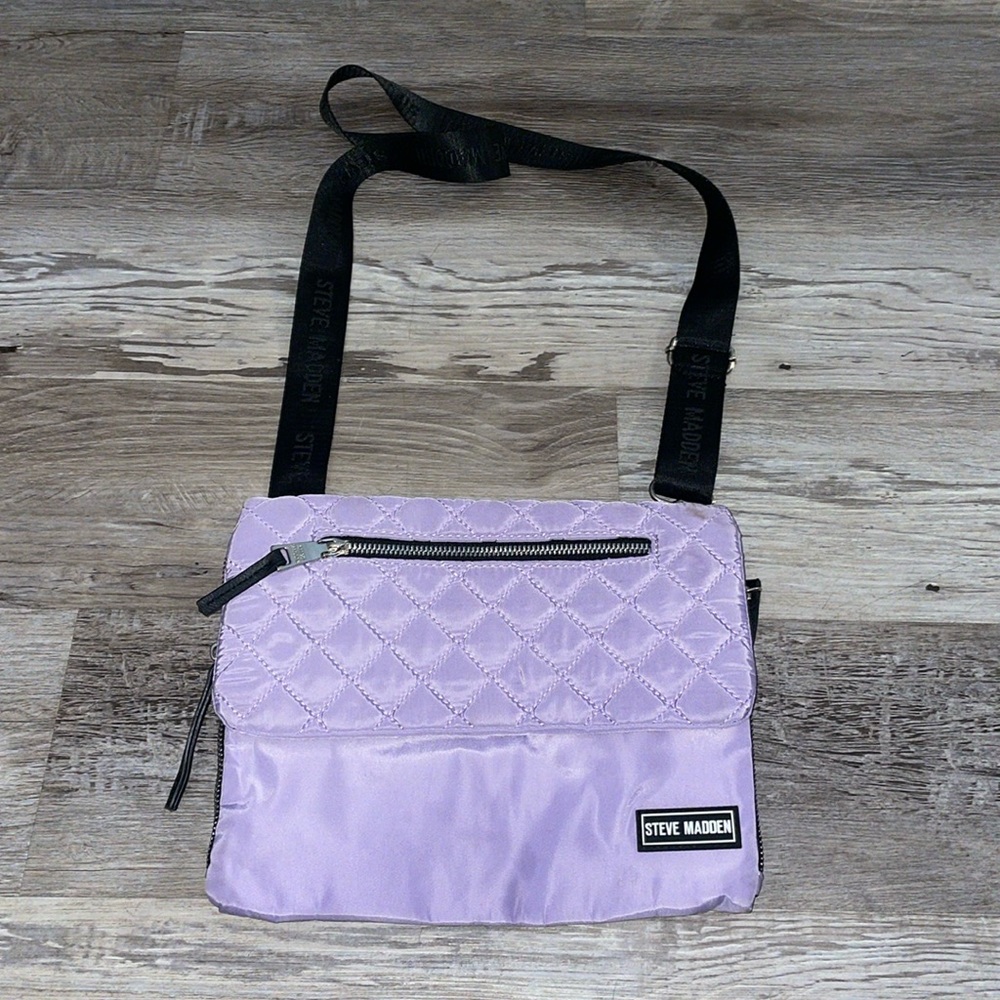 Steve Madden purple crossbody purse bag